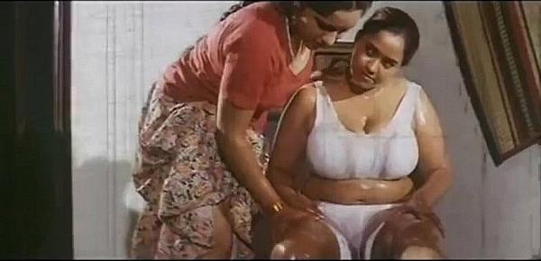  Sharmile takes Oil Massage